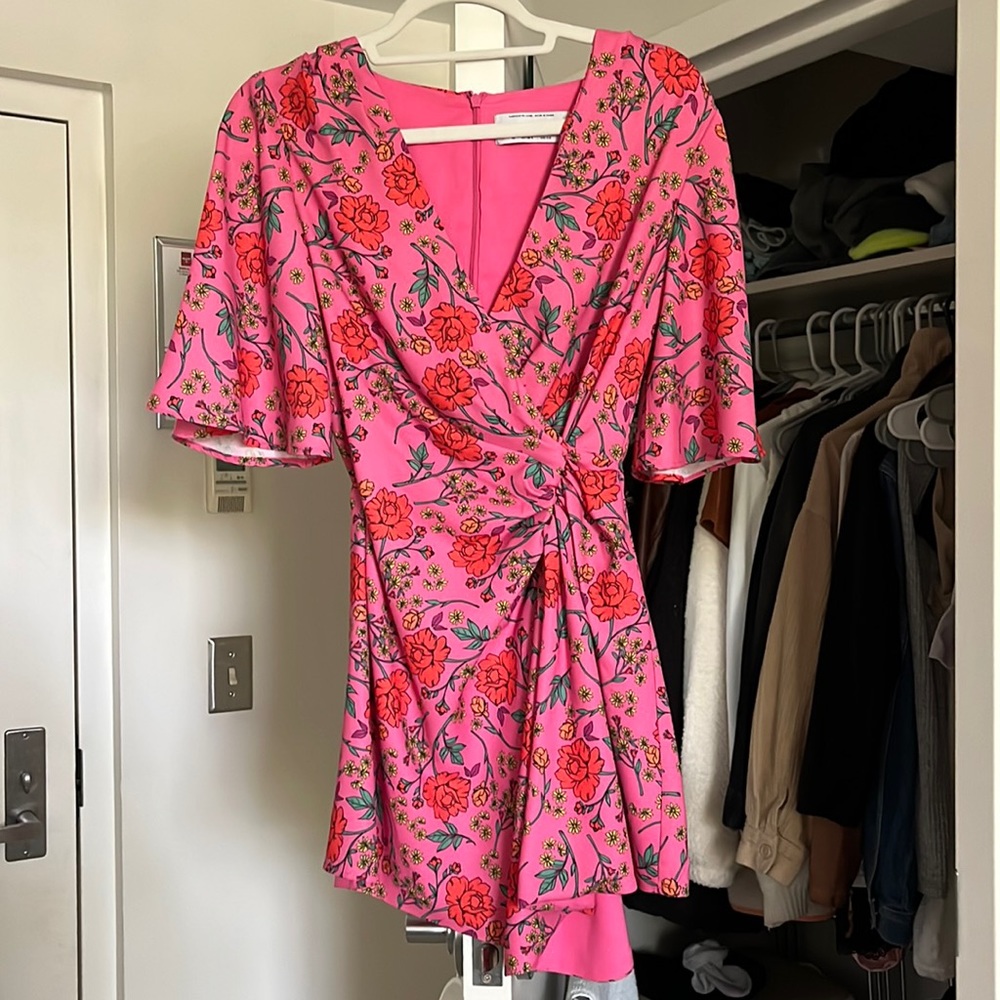 Finders Keepers Hana floral print wrap mini dress - Picture 3 of 8